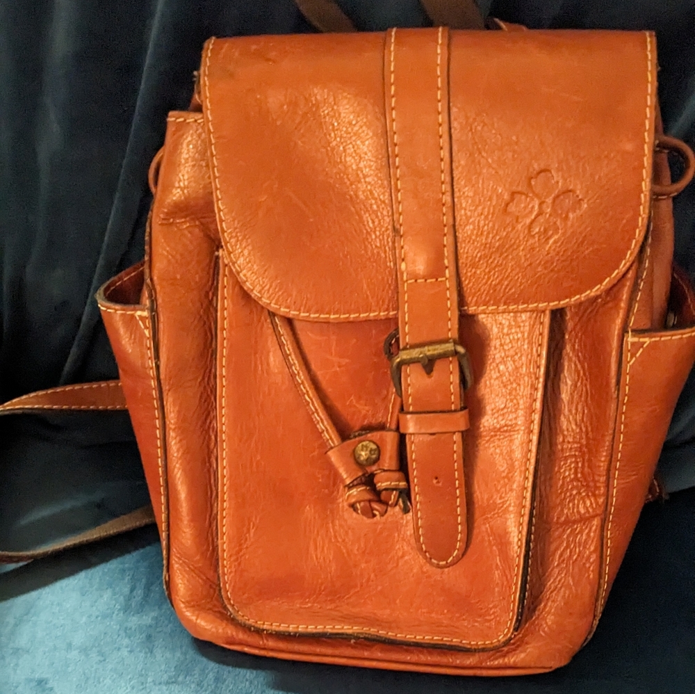 Patricia Nash Leather Mini backpack